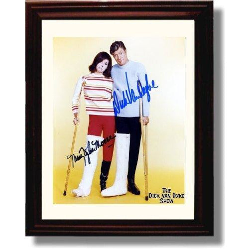 Framed Dick Van Dyke Show Autograph Replica Print