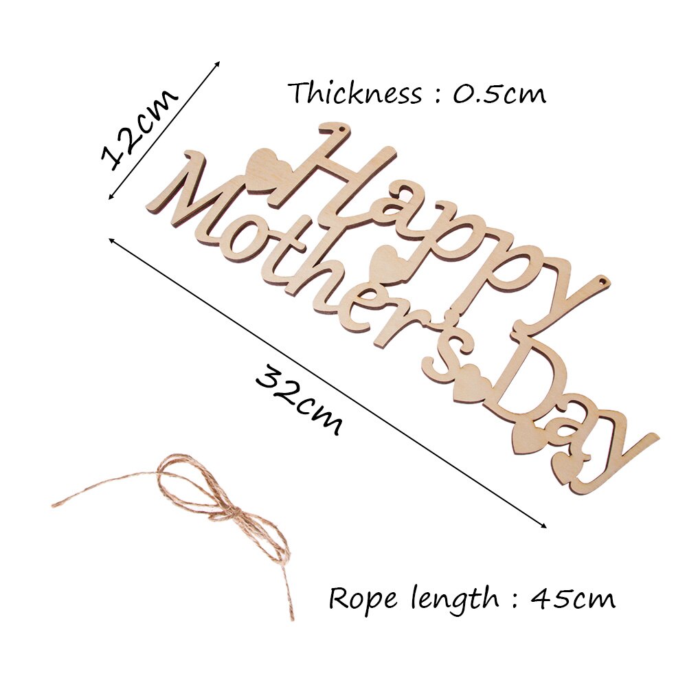 Happy Mother's Day Handcraft Wooden Slice