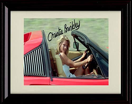 Framed Christie Brinkley Autograph Replica Print -