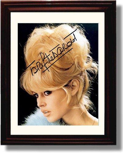 Framed Brigitte Bardot Autograph Promo Print