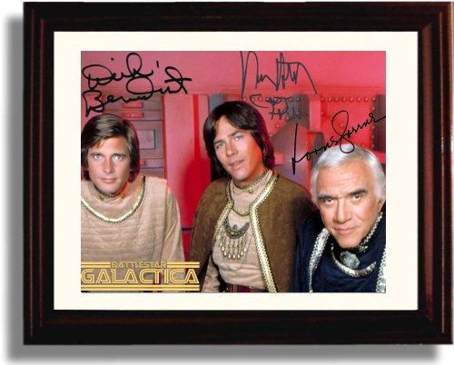 Framed Battlestar Galactica Autograph Replica