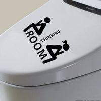 New Toilet Seat Wall Sticker Vinyl Art Removable