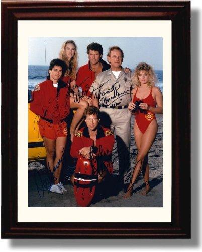 Framed Baywatch Autograph Replica Print - Baywatch