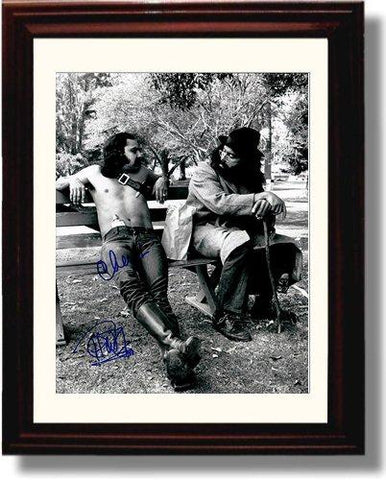 Framed Cheech and Chong Autograph Promo Print