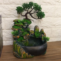 Resin Zen Waterfall Decor