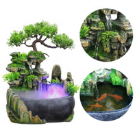 Resin Zen Waterfall Decor